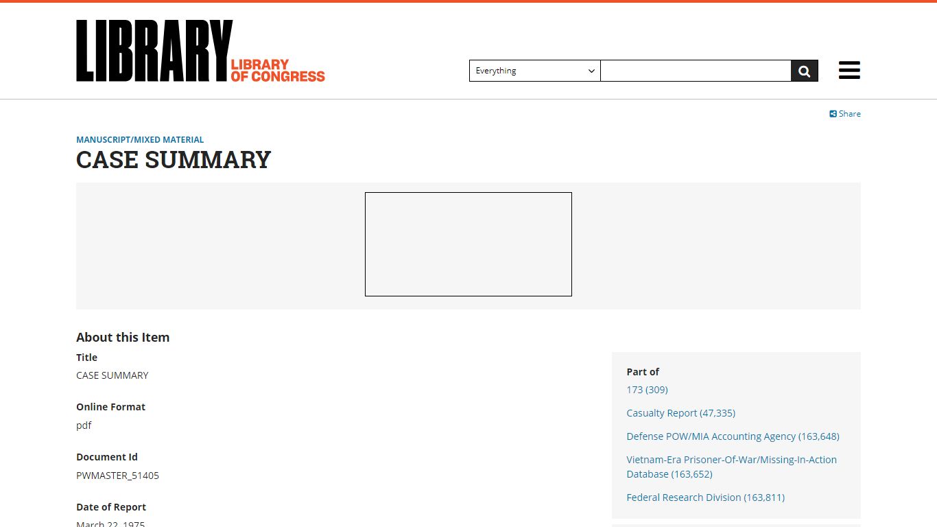 LA: Case Summary | Library of Congress